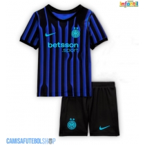 Camisa de time de futebol Inter Milan Replicas 1º Equipamento Infantil 2025-26 Manga Curta (+ Calças curtas)